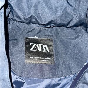 Zara Boys Dark Blue Puffer Jacket